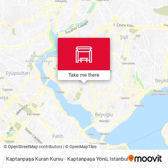 Kaptanpaşa Kuran Kursu - Kaptanpaşa Yönü map