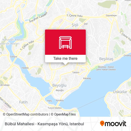 Bülbül Mahallesi - Kasımpaşa Yönü map