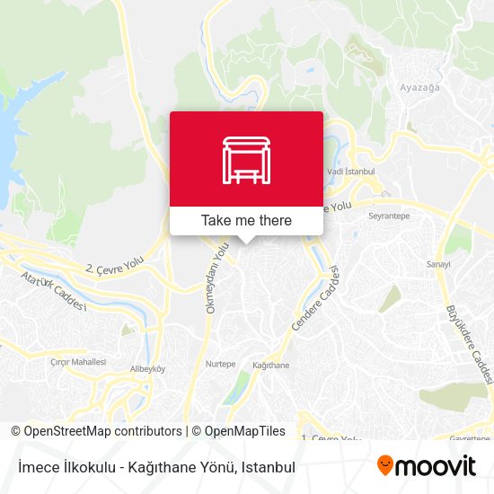İmece İlkokulu - Kağıthane Yönü map