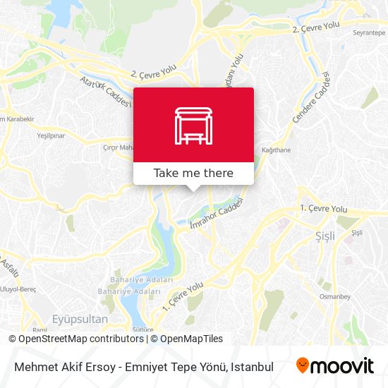 Mehmet Akif Ersoy - Emniyet Tepe Yönü map