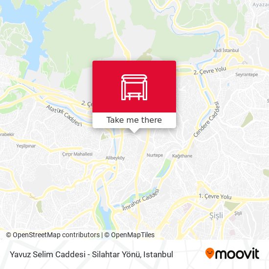 Yavuz Selim Caddesi - Silahtar Yönü map