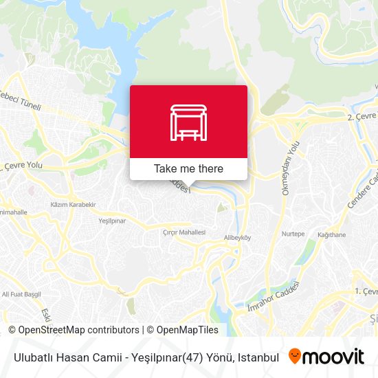 Ulubatlı Hasan Camii - Yeşilpınar(47) Yönü map