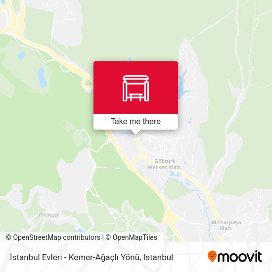 İstanbul Evleri - Kemer-Ağaçlı Yönü map