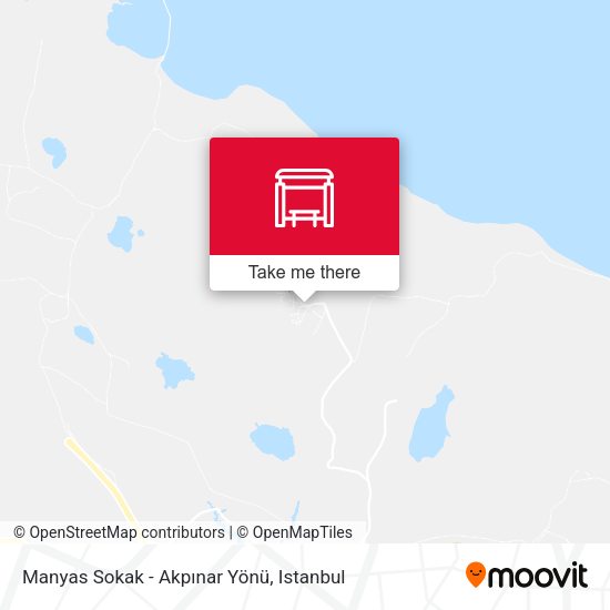 Manyas Sokak - Akpınar Yönü map