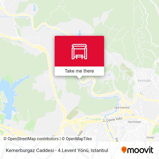 Kemerburgaz Caddesi - 4.Levent Yönü map