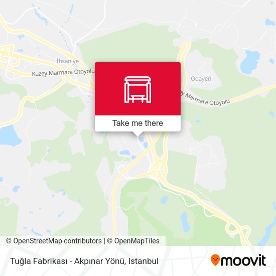 Tuğla Fabrikası - Akpınar Yönü map