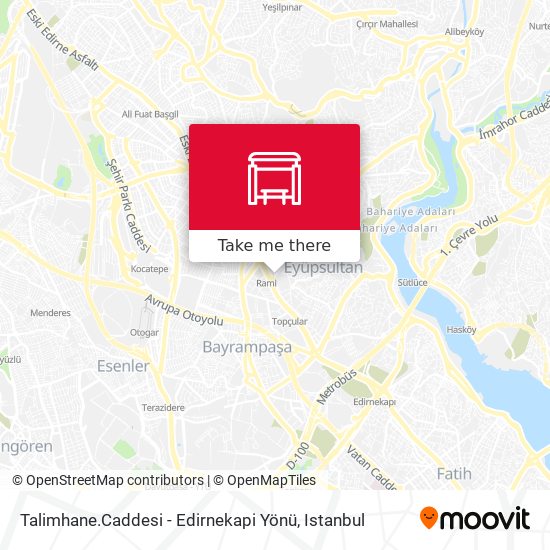 Talimhane.Caddesi - Edirnekapi Yönü map