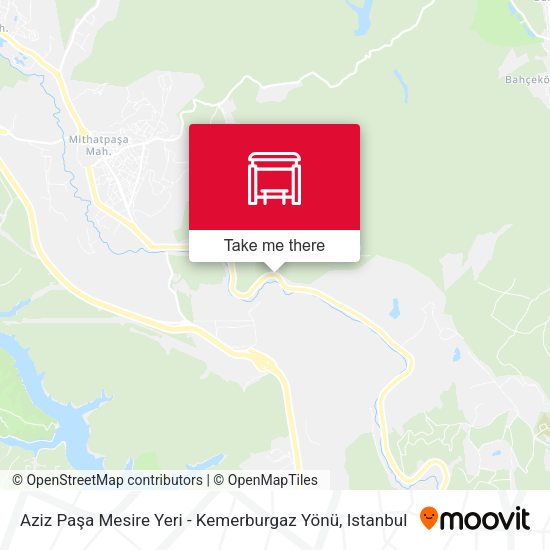 Aziz Paşa Mesire Yeri - Kemerburgaz Yönü map