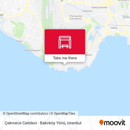 Çekmece Caddesi - Bakırköy Yönü map