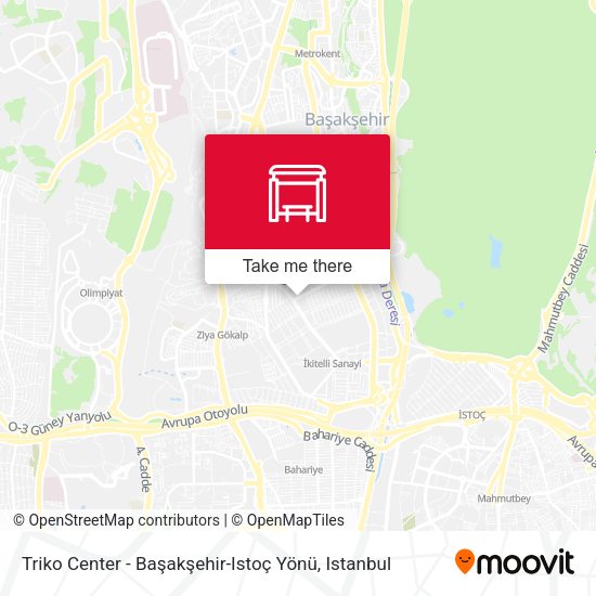 Triko Center - Başakşehir-Istoç Yönü map
