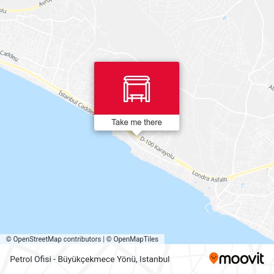Petrol Ofisi - Büyükçekmece Yönü map