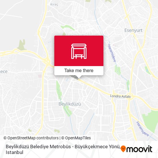 Büyükşehir Konutlar - Büyükçekmece Yönü map