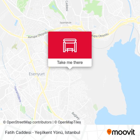 Fatih Caddesi - Yeşilkent Yönü map