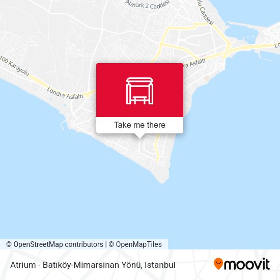 Atrium - Batıköy-Mimarsinan Yönü map
