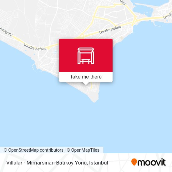 Villalar - Mimarsinan-Batıköy Yönü map
