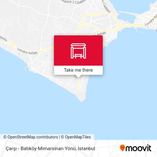Çarşı - Batıköy-Mimarsinan Yönü map