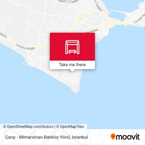 Çarşı - Mimarsinan-Batıköy Yönü map