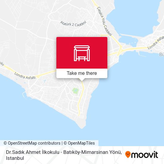 Dr.Sadık Ahmet İlkokulu - Batıköy-Mimarsinan Yönü map