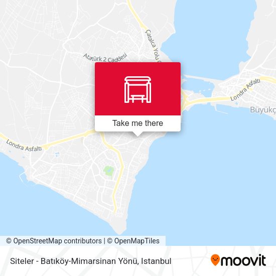 Siteler - Batıköy-Mimarsinan Yönü map
