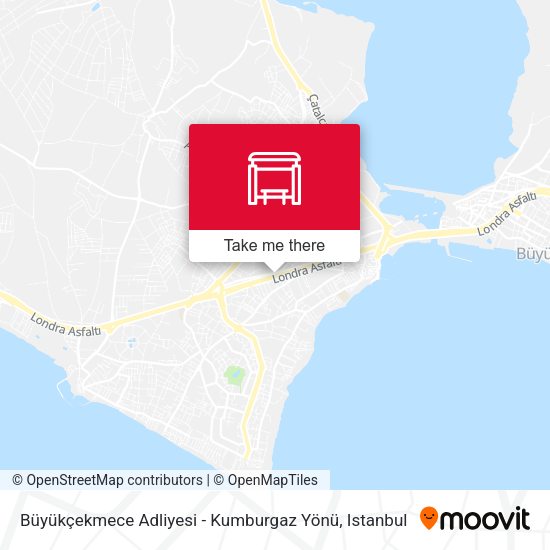 Büyükçekmece Adliyesi - Kumburgaz Yönü map