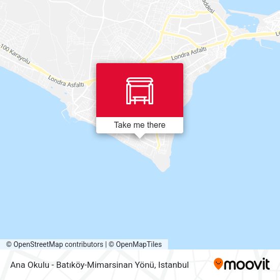 Ana Okulu - Batıköy-Mimarsinan Yönü map