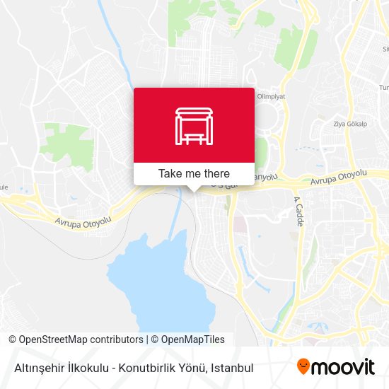Altınşehir İlkokulu - Konutbirlik Yönü map