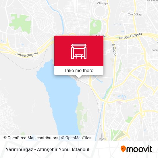 Yarımburgaz - Altınşehir Yönü map