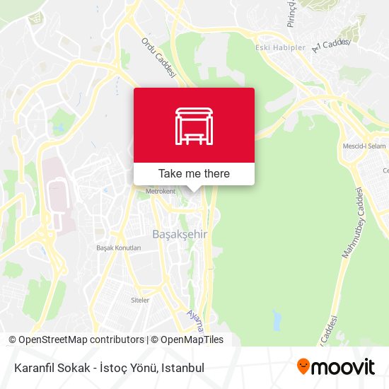 Karanfil Sokak - İstoç Yönü map