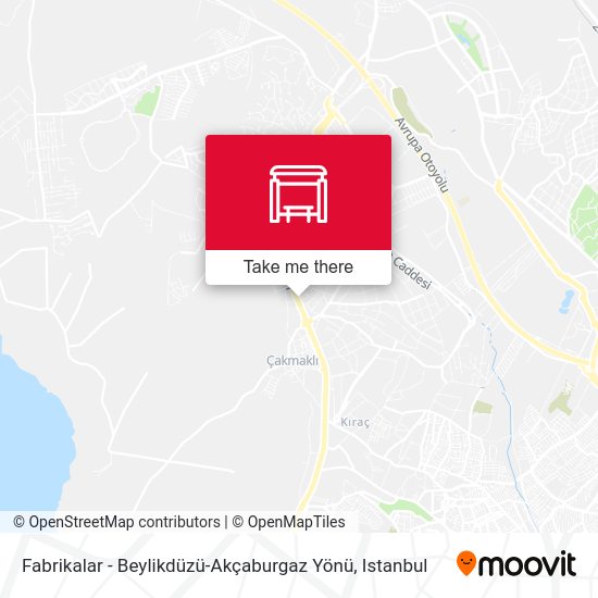 Fabrikalar  - Beylikdüzü-Akçaburgaz Yönü map