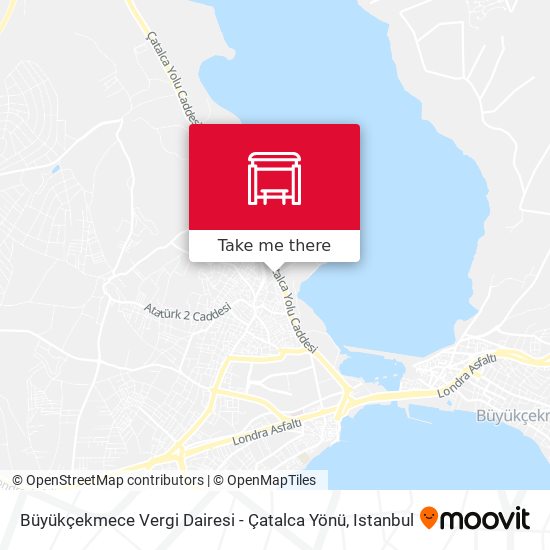Büyükçekmece Vergi Dairesi - Çatalca Yönü map
