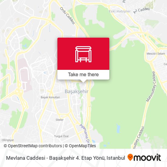 Mevlana Caddesi - Başakşehir 4. Etap Yönü map