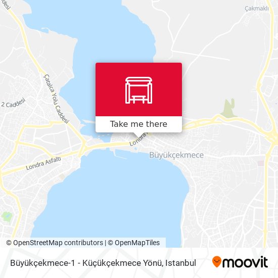 Büyükçekmece-1 - Küçükçekmece Yönü map