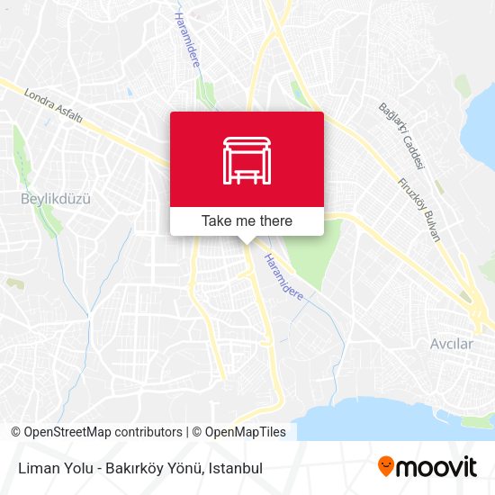 Liman Yolu - Bakırköy Yönü map