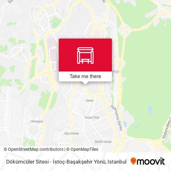 Dökümcüler Sitesi - İstoç-Başakşehir Yönü map