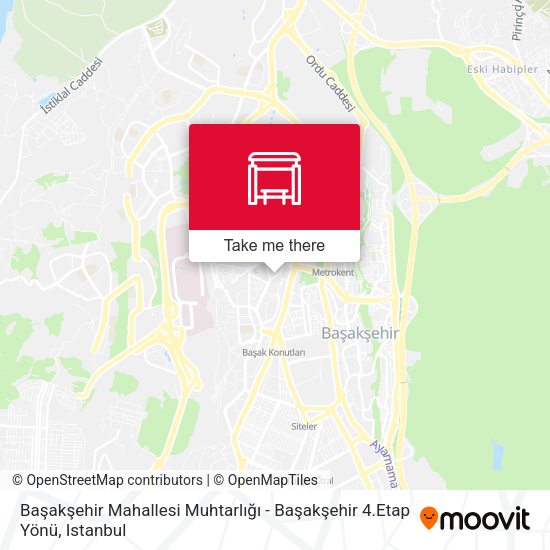 Başakşehir Mahallesi Muhtarlığı - Başakşehir 4.Etap Yönü map