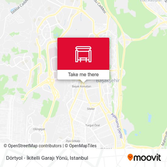 Dörtyol - İkitelli Garajı Yönü map