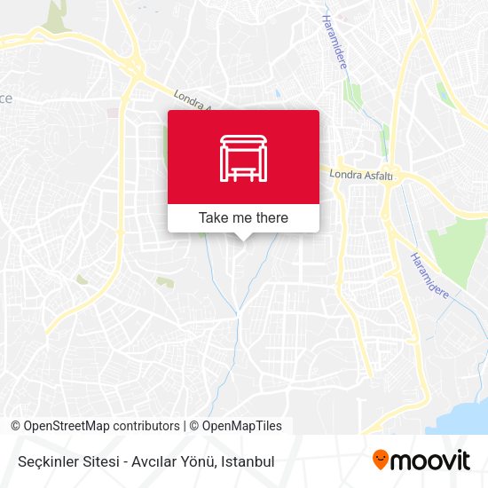 Seçkinler Sitesi - Avcılar Yönü map