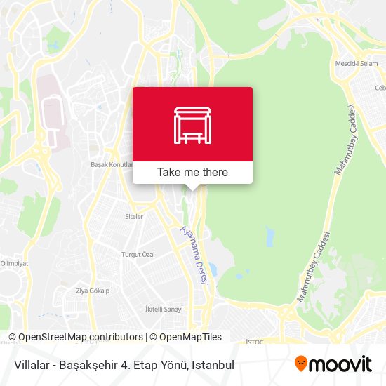 Villalar - Başakşehir 4. Etap Yönü map