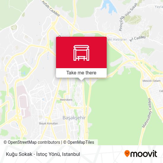 Kuğu Sokak - İstoç Yönü map