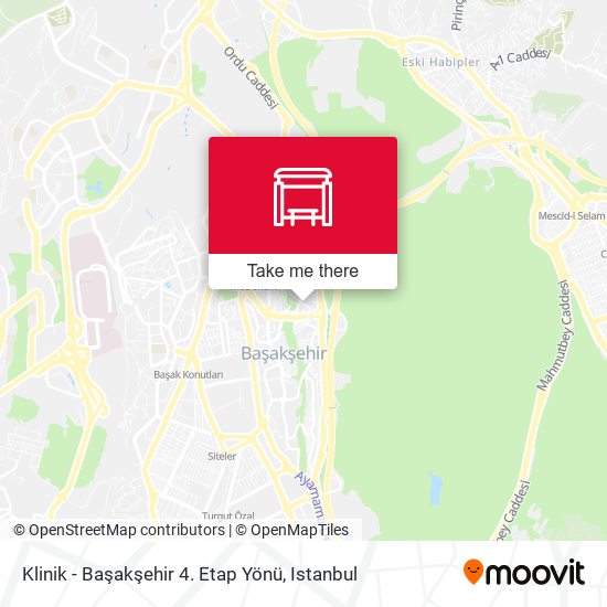 Klinik - Başakşehir 4. Etap Yönü map