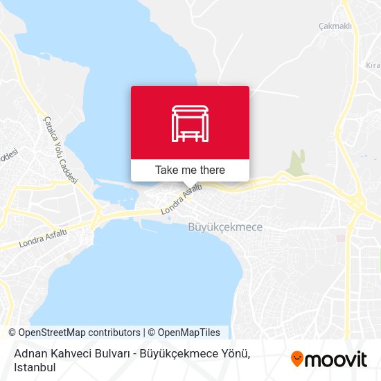 Adnan Kahveci Bulvarı - Büyükçekmece Yönü map