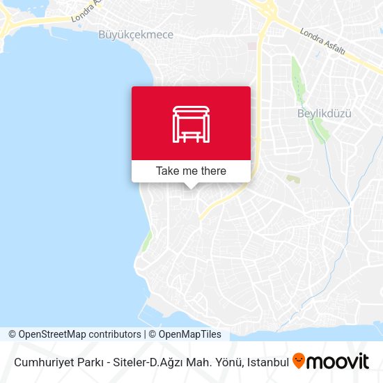Cumhuriyet Parkı - Siteler-D.Ağzı Mah. Yönü map