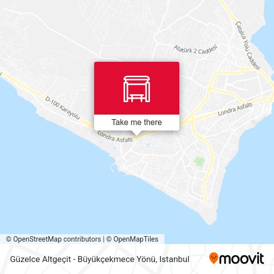 Güzelce Altgeçit - Büyükçekmece Yönü map