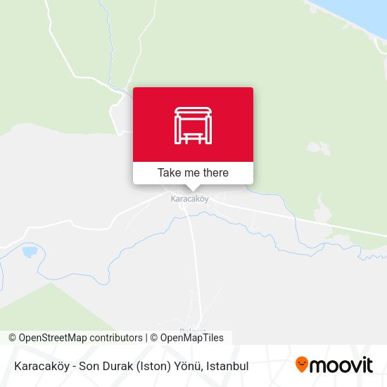 Karacaköy - Son Durak (Iston) Yönü map