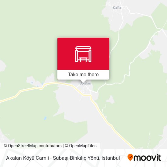 Akalan Köyü Camii - Subaşı-Binkılıç Yönü map
