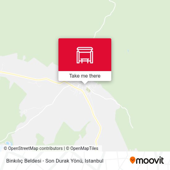 Binkılıç Beldesi - Son Durak Yönü map