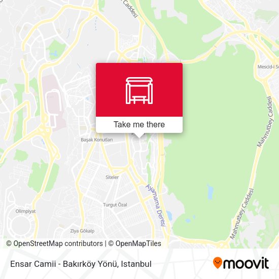 Ensar Camii - Bakırköy Yönü map