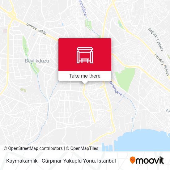 Kaymakamlık - Gürpınar-Yakuplu Yönü map