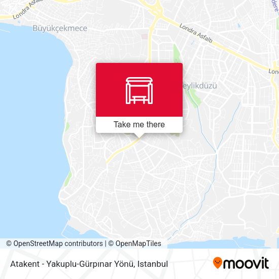 Atakent - Yakuplu-Gürpınar Yönü map