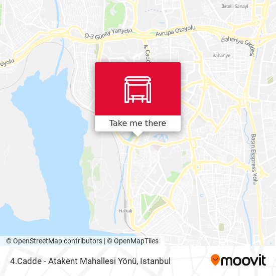4.Cadde - Atakent Mahallesi Yönü map